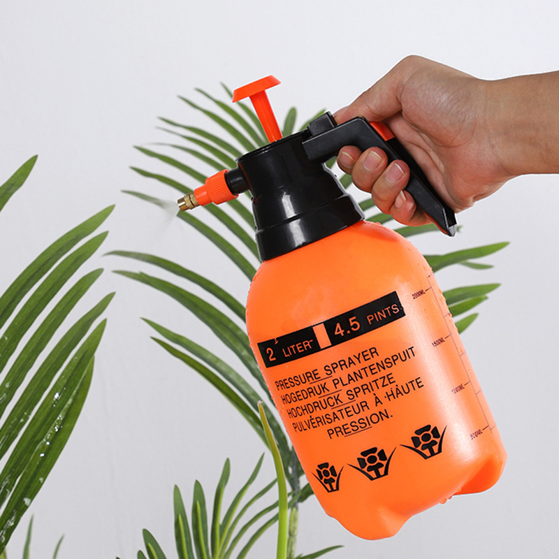 2L Gießkanne Haushalt verdickter Gießkanne zum Bewässern von Blumen langlebiger Luftdruck-Gießkanne Desinfektion Gartenarbeit w