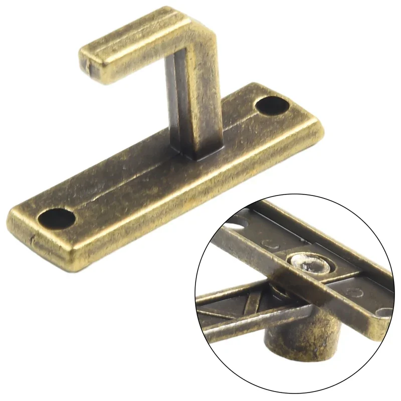 1Set Bronze Sliding Window Door Lock Handle Metal Door Latch Guard Latch Bolt Home Safety Chain Door Home Hardware