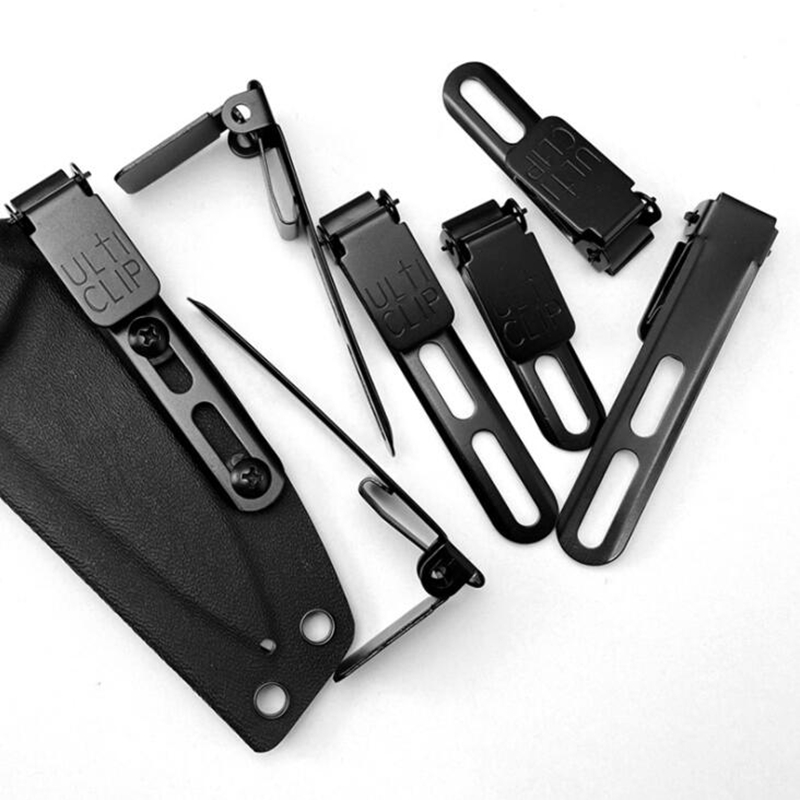 Kydex Clip Grip Hook, Tactical Ulticlip Belt Clip Knife Sheath Kydex Gun Holster IWB Concealed Carry Airsoft Accessories