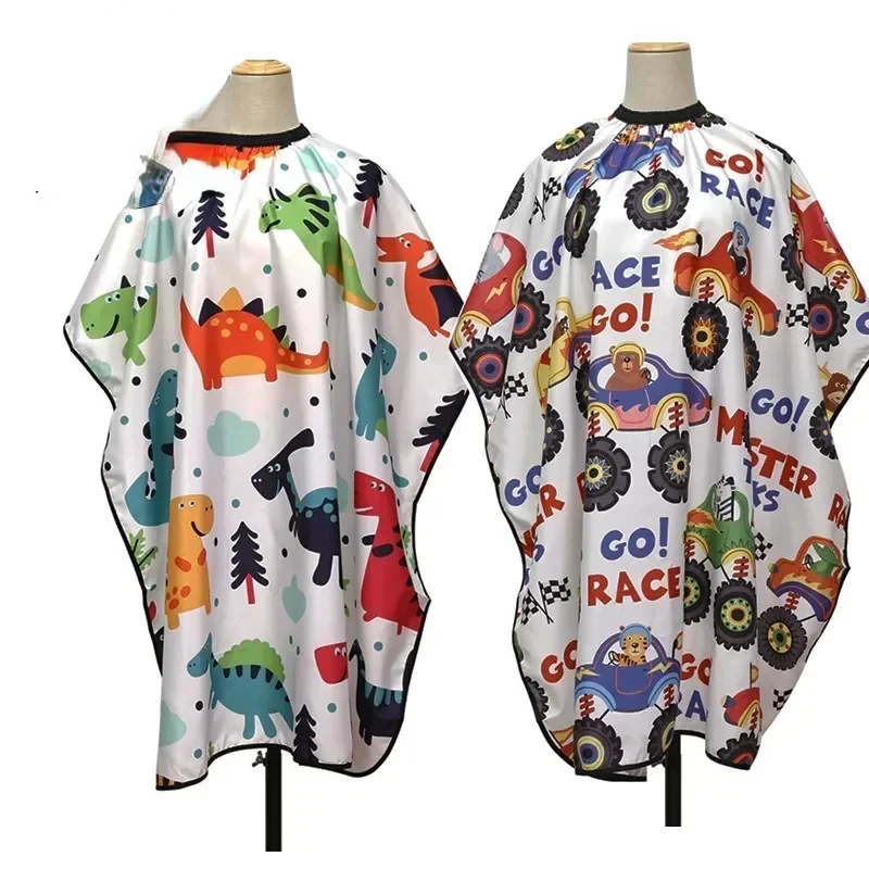 Cartoon kapsel cape voor kinderen, waterdichte kapper wrap – salon haarverzorging styling benodigdheden