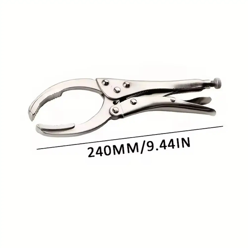 Chromeplate ปรับประแจกรองน้ํามัน 50 มม.-90 มม.กรองน้ํามัน EXTRACTOR คีมล็อคคู่มือประแจเครื่องมือกําจัด