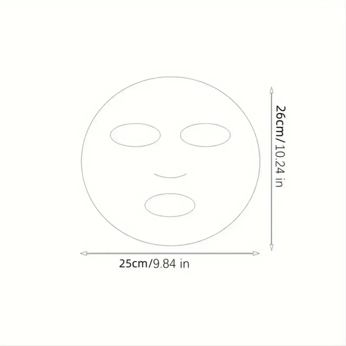 일회용 DIY 스킨케어 보습, 부드럽게 하는 무향 페이셜 마스크 페이퍼 시트 - 수분 공급