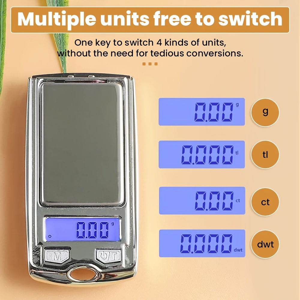 Tragbare Mini-Digital-Taschenwaage, 200 g, 0,01 g, für Gold, Sterling, Schmuck, Gramm-Balance-Gewicht, elektronische Waage, 1 Stück
