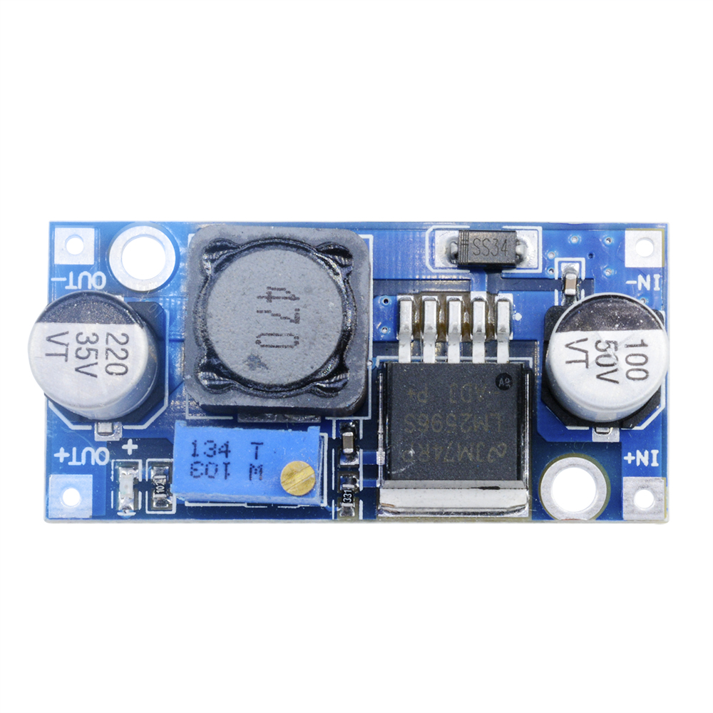 LM2596 DC-DC Buck Converter 3.2V ~ 35V ถึง 1.25-35V ขั้นตอนลงแรงดันไฟฟ้าโมดูล