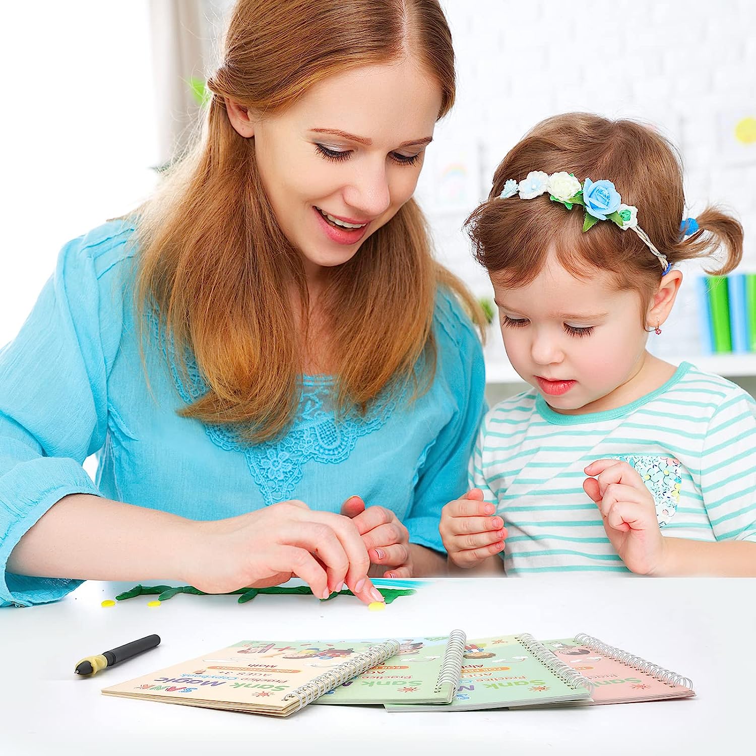3D-Kalligraphie-Kopierbuch, wiederverwendbar, zum Lernen, Mathematik, Englisch, Buch, Zeichnen, Zahlen, Bildung für Kinder, Buchstaben-Übungsspielzeug, Geschenke
