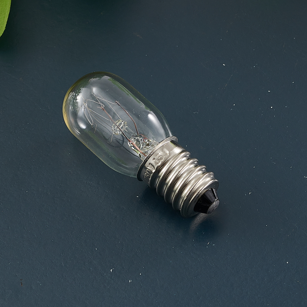 10PCS  E14 Salt Lamp Globe Bulb 15W AC220V-240V Vintage Incandescent Bulbs Refrigerator Oven Light Bulbs Replacement