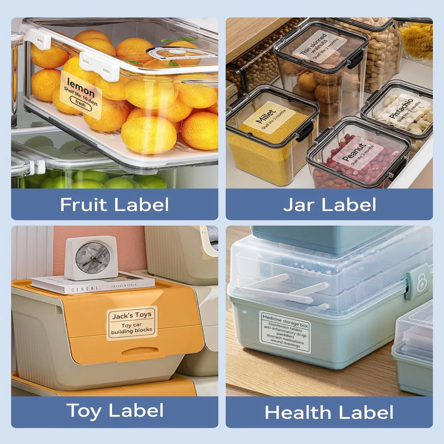 M110 Label Compatible With M110/M120/M220/M221 Label Maker Printer Thermal paper Label Maker Paper M110 Label For Small Business