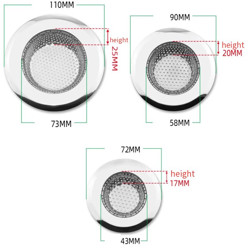 Xả Tóc Dream Catcher, Phòng Tắm Tắm Bồn Rửa Chén Stopper Nắp Cống Tóc Trap Lọc Sticker Nhà Bếp Chống-Blocking Lọc