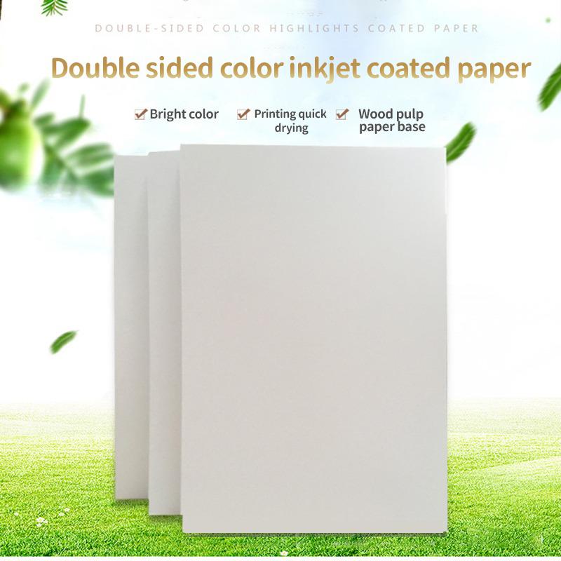 50 papier Photo Double face haute brillance A4 A3 A3 + de haute qualité, impression à jet d'encre, papier couché à haute brillance, encre à séchage rapide et bien rangée