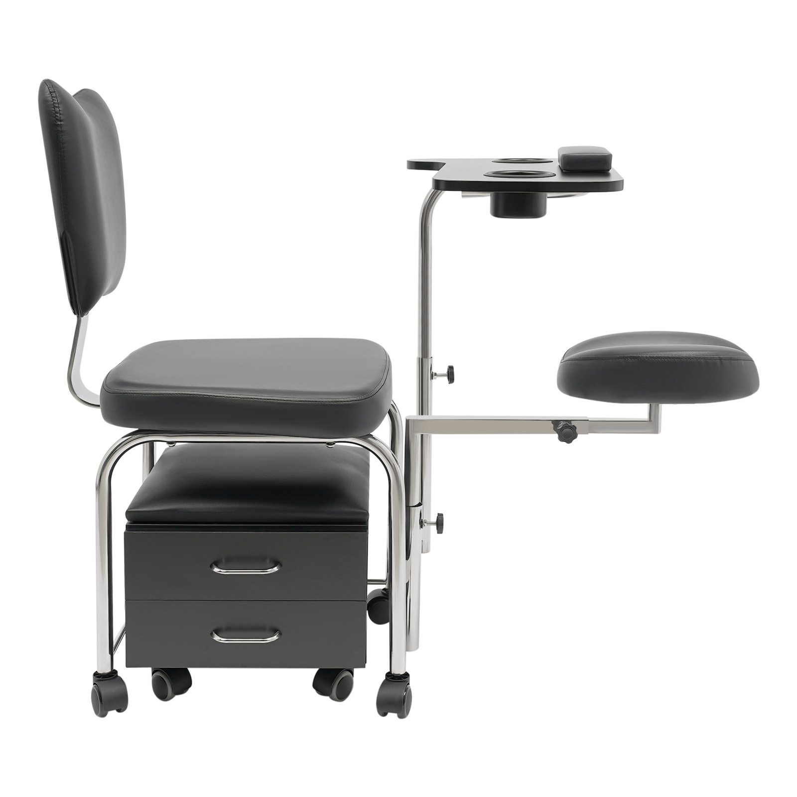 Maniküre Pediküre Stuhl Nagel Tisch Beauty Spa Massage Hocker Professionelle Salon Trolley Einstellbare Nagel Schreibtisch Workstation