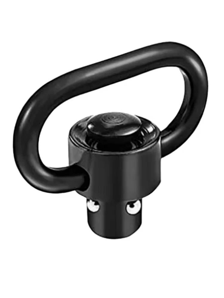 1/2PCS 1.25” QD Sling Swivel Mount Heavy Duty Quick Detach Push Button Swivels for Two Point Sling 360°Rotatable Easy to Mount Q