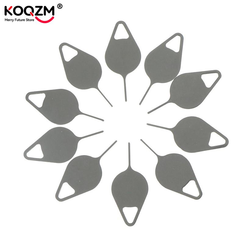 10 stücke Sim Karte Tray Entfernung Eject Pin Tool Edelstahl Nadel für Smart Handys Smartphone