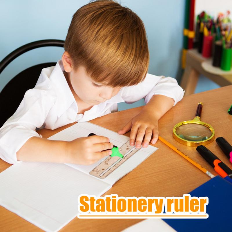 Reading Strips Wooden Small Paragraph Size Tracking Rulers Measuring Ruler Text Guide For Children Students Teachers Reading