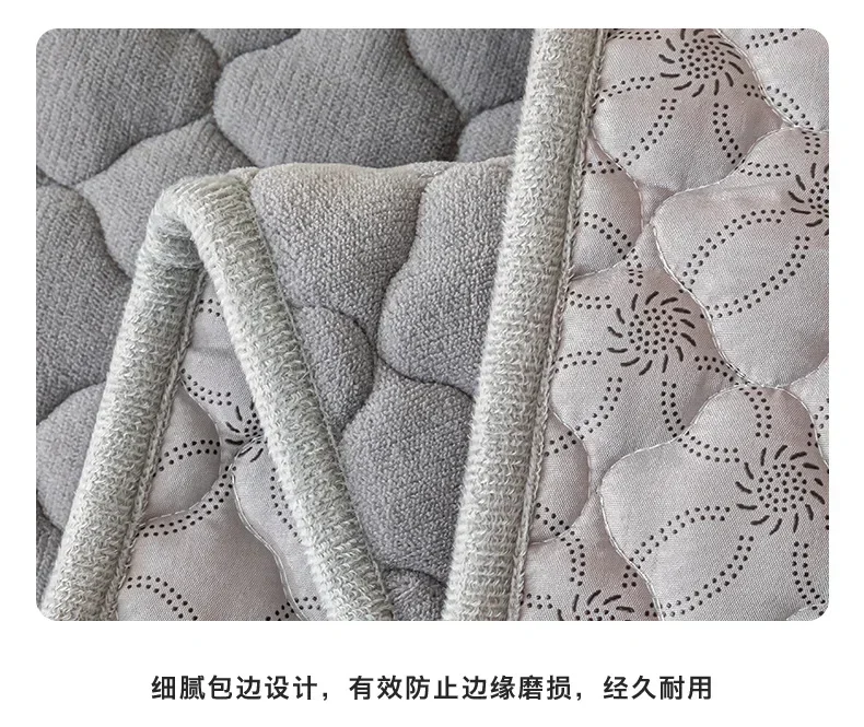 Colchón de terciopelo cálido para invierno, funda gruesa para colchón de cama, colcha, cubierta de cama, Tatami fino, alfombrilla para suelo, Sábana individual doble