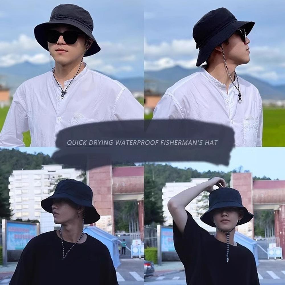 Chapeau de pêcheur imperméable pour femmes, Protection solaire d'été Anti-UV, Camping randonnée alpinisme, seau Panama pour hommes, chapeau d'extérieur