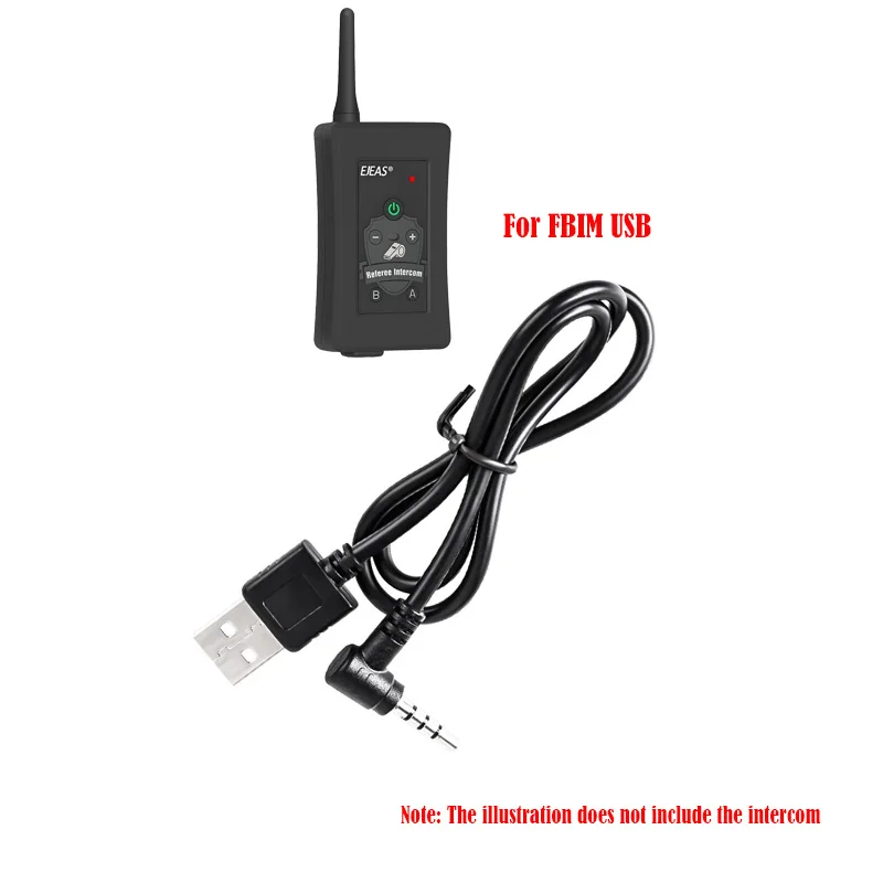 EJEAS V6 V4 V4C V6C V6 Pro FBIM cable de carga de datos de 3,5mm accesorios de intercomunicación para casco Cable de carga USB