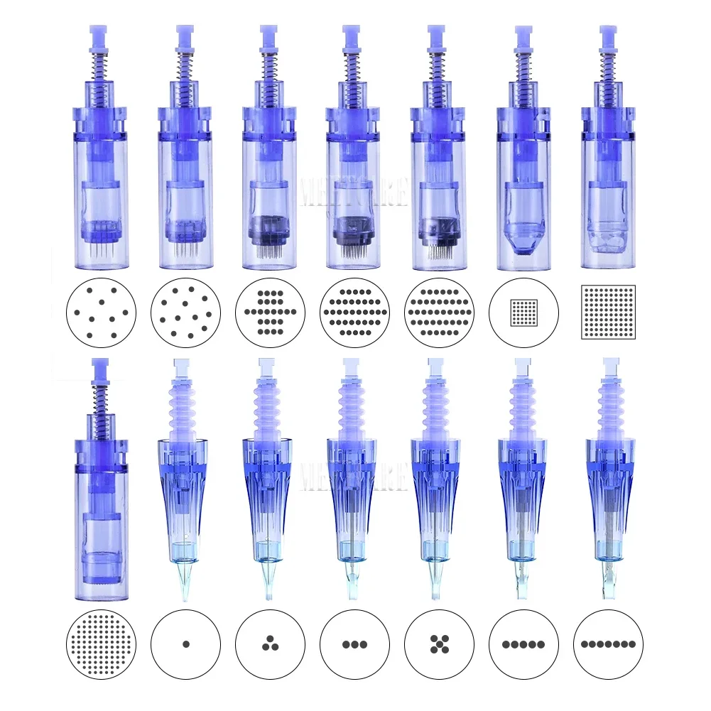 DR PEN A1ตลับหมึกปากกาไมโครสำหรับออโต้ Derma System MTS PMU microneedling สำหรับ1/3/5/7/9/12/24/36/42/42/Nano 3D NANO 5D