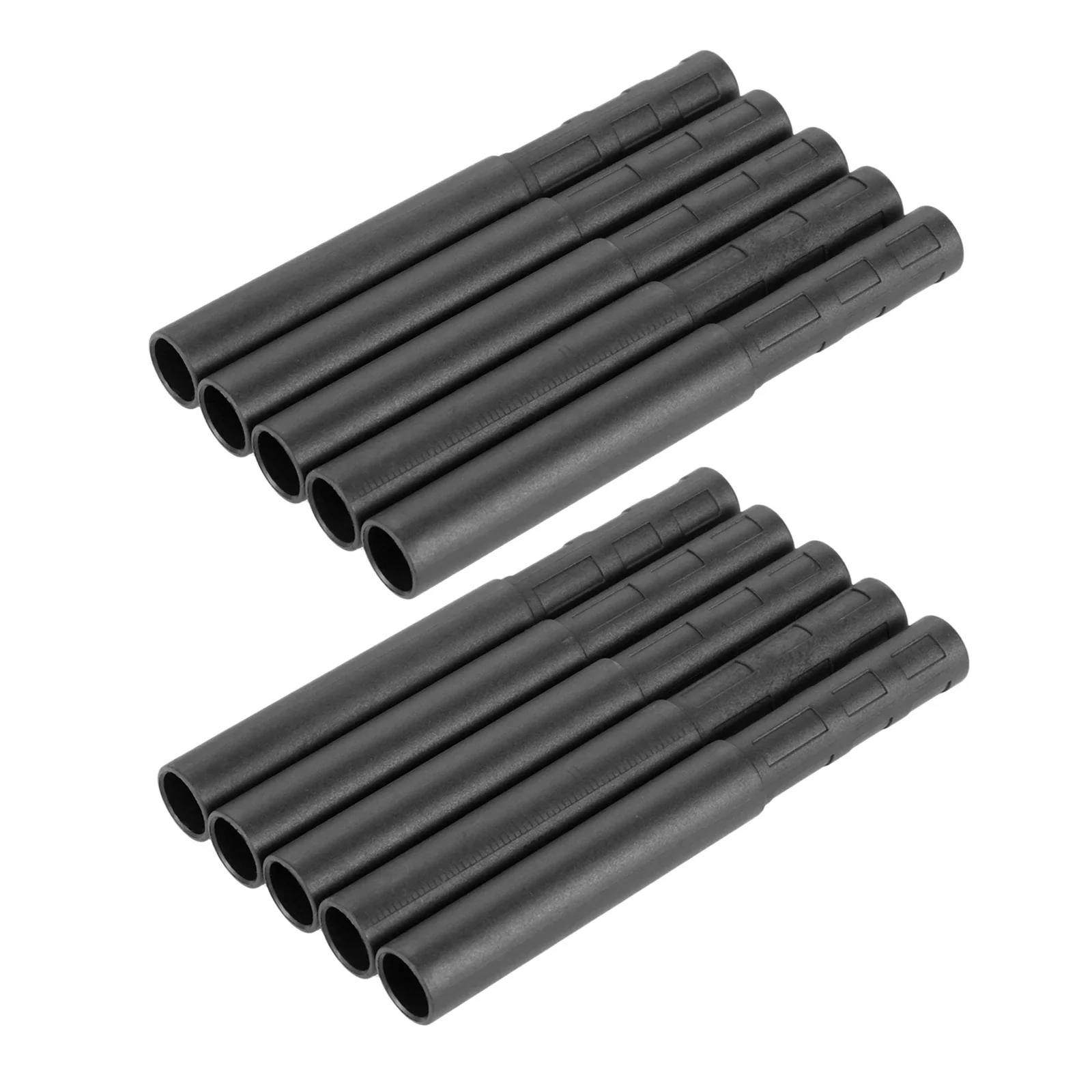 10 Chiếc Đen Câu Lạc Bộ Golf Sợi Carbon Nối Dài Cần Bộ Mông Mở Rộng Dành Cho Nước/Than Chì Trục Putter Golf phụ Kiện 125Mm