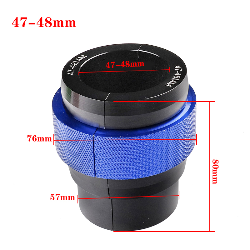 CNCフロントフォークツール,オイルシールドライバー,28- 40mm, 41mm, 42mm, 43mm, 45mm, 46mm, 47mm, 48mm, 49mm, 50mm ktm、ホンダ、カワサキ、スズキズ、ヤマハ