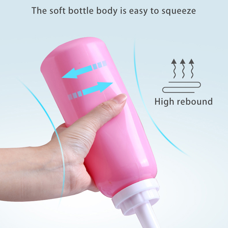 500ml przenośny bidet w sprayu ręczny bidet podróżny dla kobiet w ciąży dziecko oczyszczająca butelka z myjką wody prysznice dla dzieci butelka dla mamy