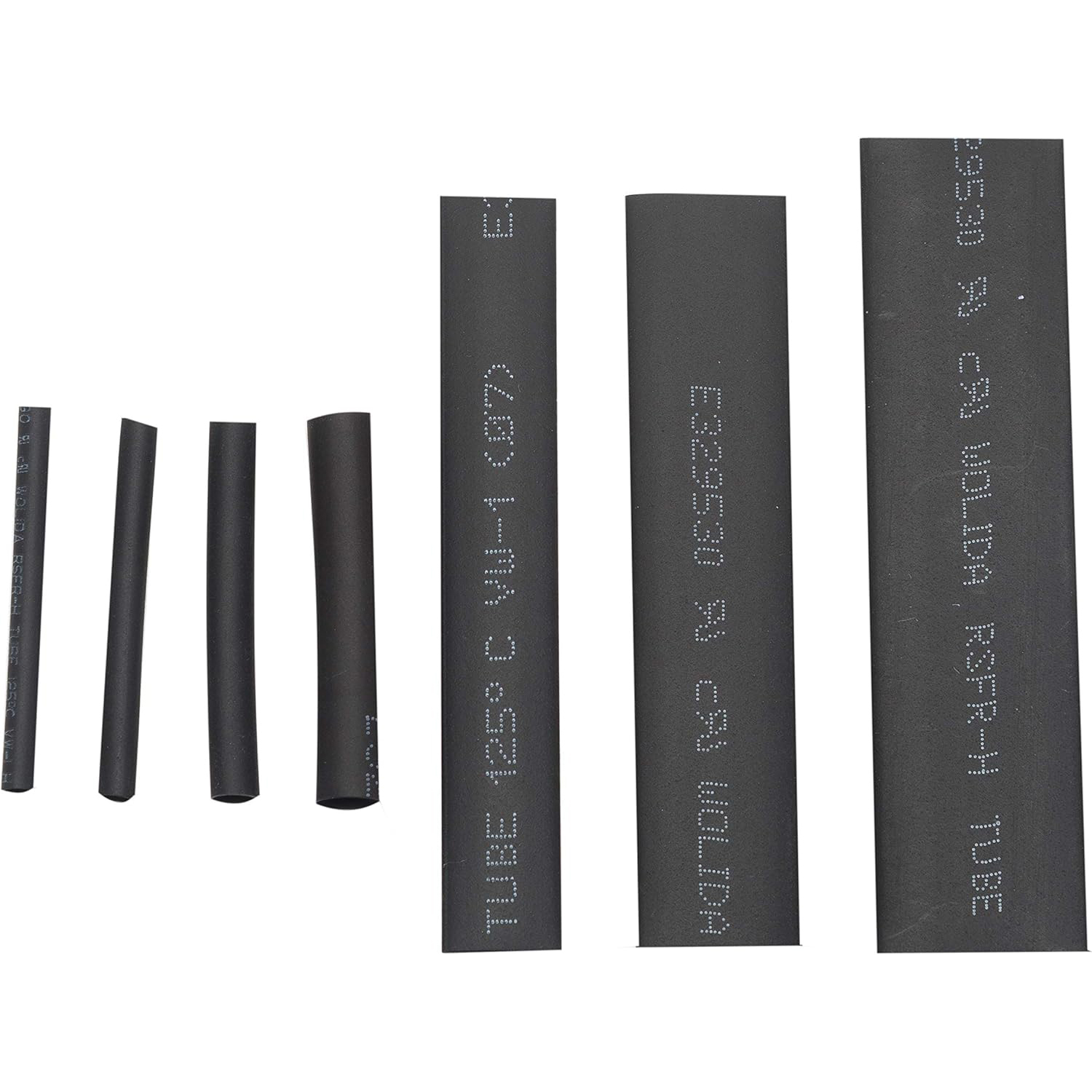 127pcs Heat Shrink Tubing 2:1, Electrical Wire Cable Wrap Assortment Electric Insulation Heat Shrink Tube Kit (7 Sizes)