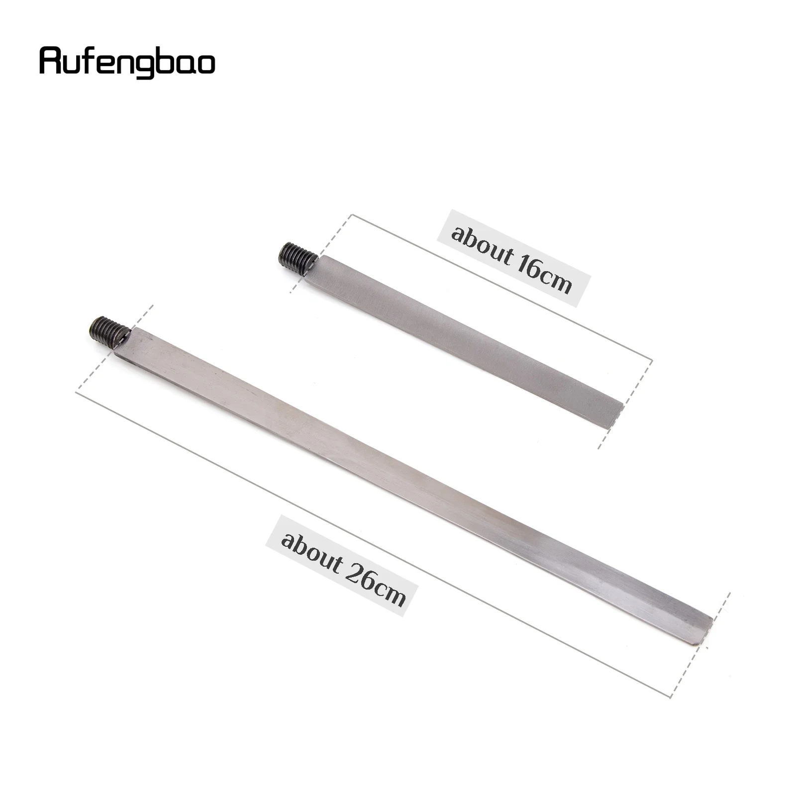 Espada oculta plana y no afilada, traje de función de autodefensa para cabeza de caña, 16cm, 26cm