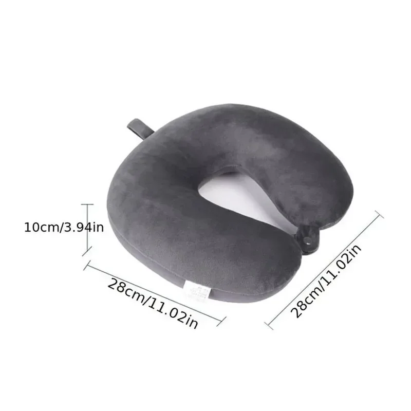 1pc Reise Kissen Neck Kissen Flugzeug Kissen Reisen Auto Home Office Reise Hals Flug Kissen Snap Strap Soft cover