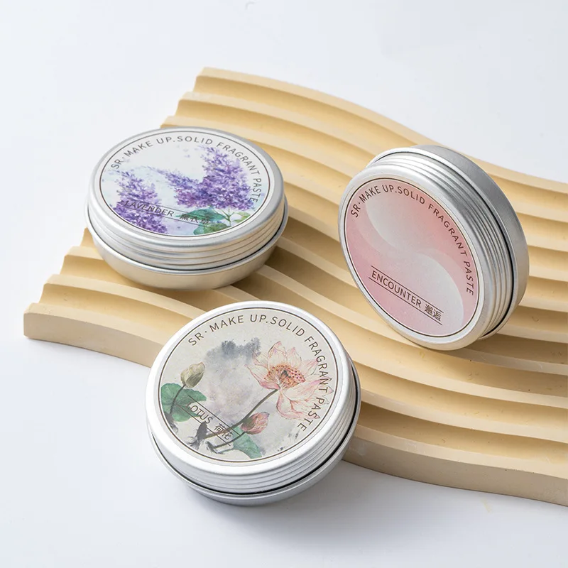 Rose Delight Senses Fragrance Enthusiasts in Anywhere Women Men Delicate Solid Perfume Cherry Blossom Peony Lavender Lotus