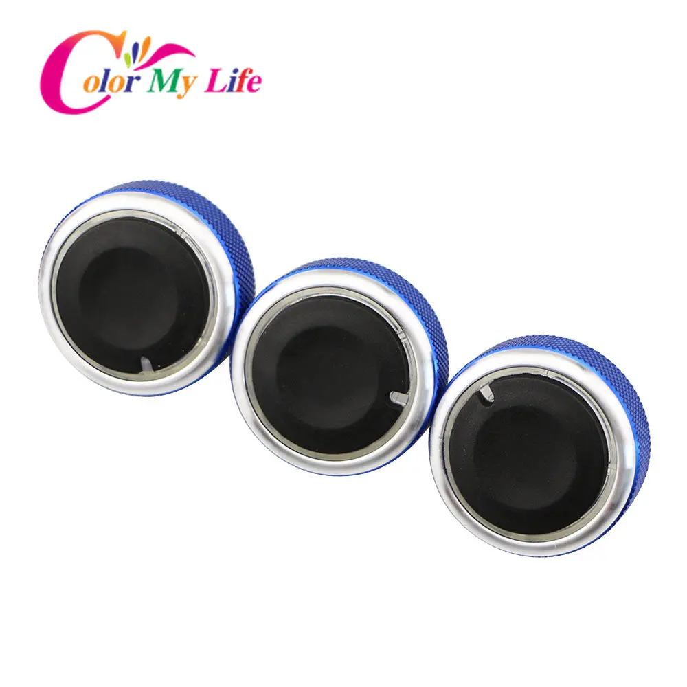 3pcs/Set Car Air Conditioning Turning Switch Knob AC Knob for Ford Focus 2 MK2 Focus 3 MK3 2005-2017 Mondeo C-MAX