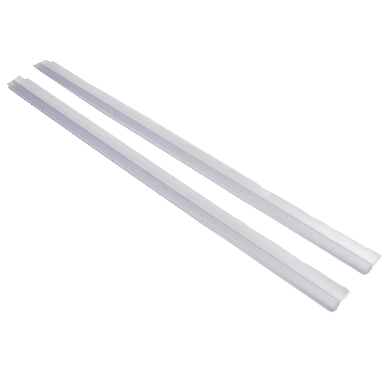 2 шт., уплотнительная лента для экрана для душа в ванной комнате, ПВХ, 4-6 мм, уплотнительная лента для нижней части стеклянной двери, блокирующая воду, 50 см