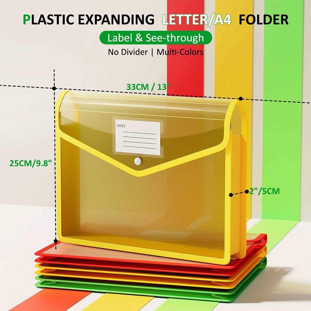 Папки и сумки для хранения файлов A4, прозрачные сумки для хранения и организации с этикетками