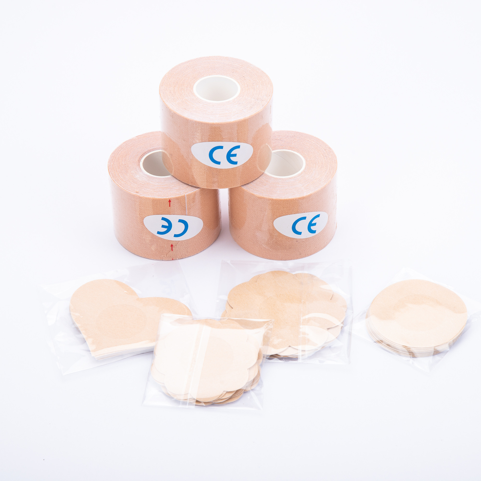 見えない粘着ブラ,女性用粘着テープ,乳首タイプカバー,腕立て伏せ効果,ストラップレスパッド,1セット