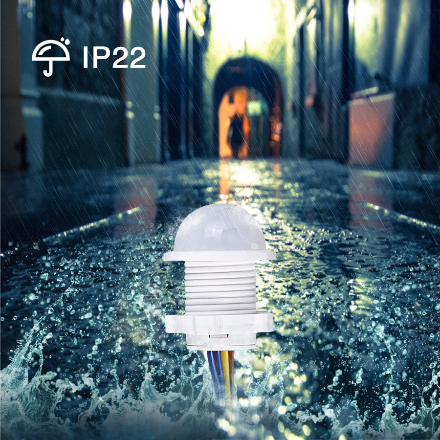 110V 220V Mini Sensor de movimiento Pir Sensor de movimiento por infrarrojos Sensor de interruptor inteligente hogar inteligente cuerpo humano Sensor automático lámpara de noche