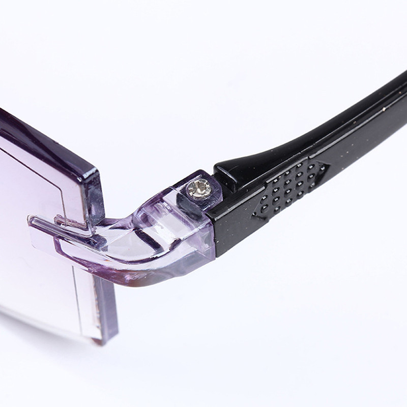 Kim Cương Mới-Cắt Vòng Tay Mã Não Tiến Bộ Kính Đọc Sách Nam Xanh Dương Chặn Ánh Sáng Multifocal Kính Mắt Siêu Nhẹ Không Gọng Kính Mắt