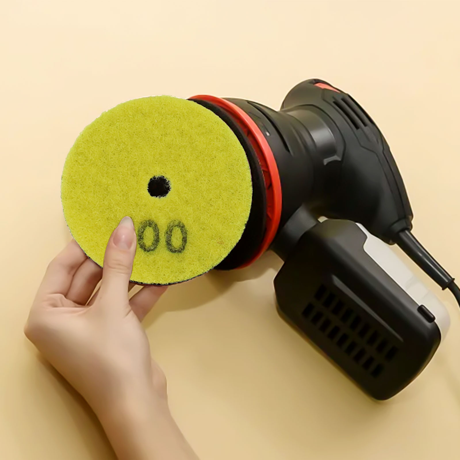 Tipo De Almofada De Polimento A Seco para Granito e Mármore, Disco De Lixar, Ferramentas De Polimento De Pedra, 2 ", 50mm Diâmetro