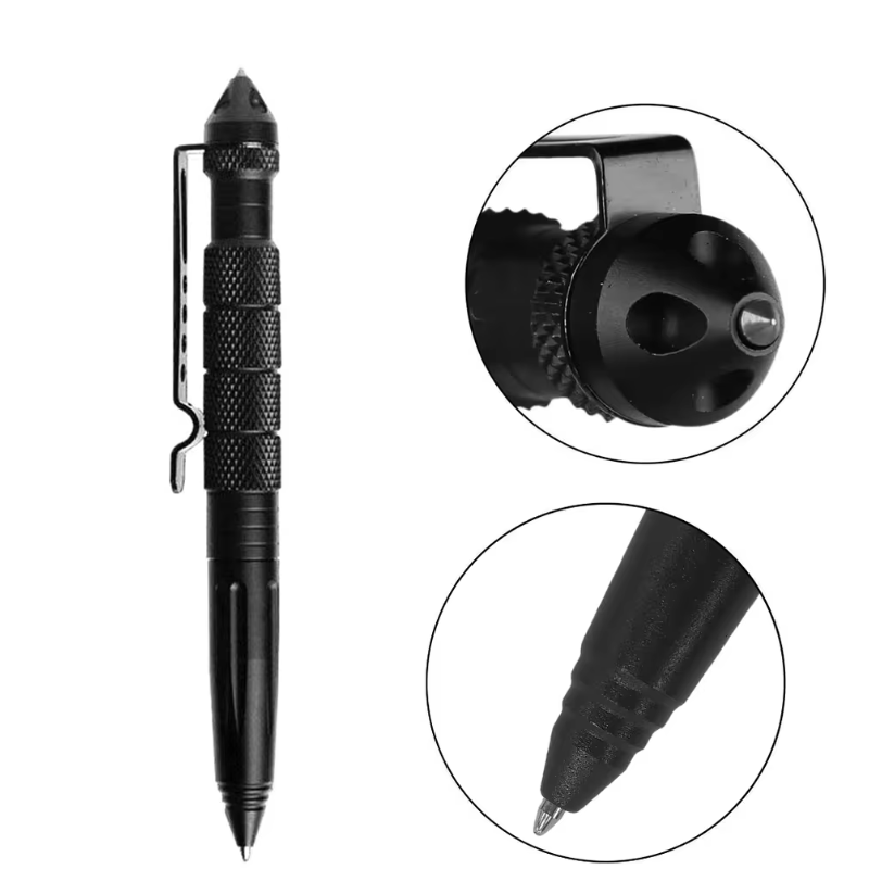 Ручка для самообороны, портативная тактическая ручка, авиационная алюминиевая ручка для аварийного разбивания стекла, защита безопасности, многофункциональный инструмент для выживания EDC