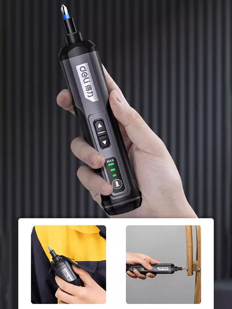 Mini Electric Screwdriver Set USB Rechargeable 2000mah Adjustment Power Dril Multi-function Disassembly Torque Repair Tools Kit