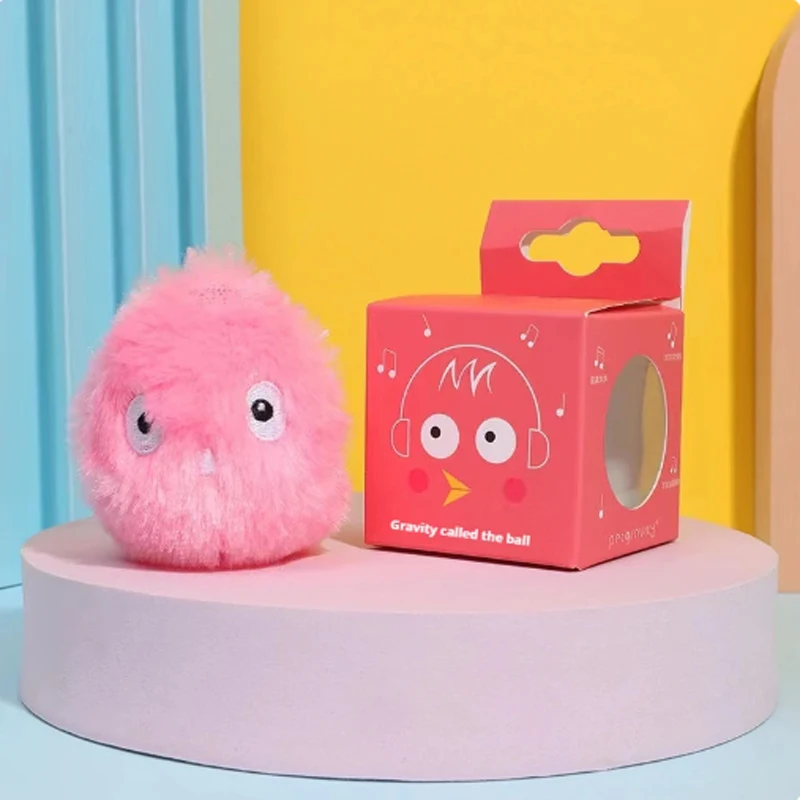 Interactive Ball สมาร์ทของเล่นแมวตุ๊กตาไฟฟ้า Catnip การฝึกอบรมของเล่นลูกแมว Touch Sounding สัตว์เลี้ยงผลิตภัณฑ์ Squeak ของเล่น Ball
