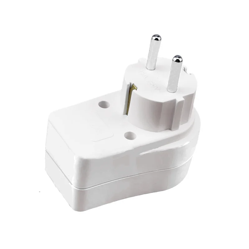Toma de extensión con interruptor de encendido/apagado enchufe eléctrico estándar europeo Rusia España Ucrania Corea adaptador de enchufe convertidor de energía