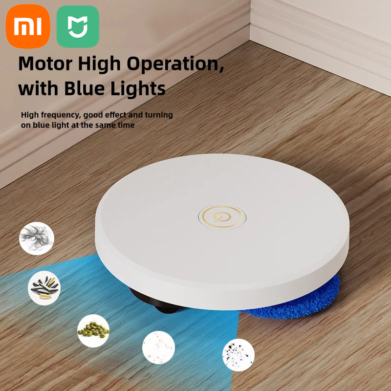 Xiaomi Smart Sweeping Robot Dual-Wheel Smart Floor Mopping Machine Automatic Wet Dry USB Rechargeable Mop For Household Cleaning