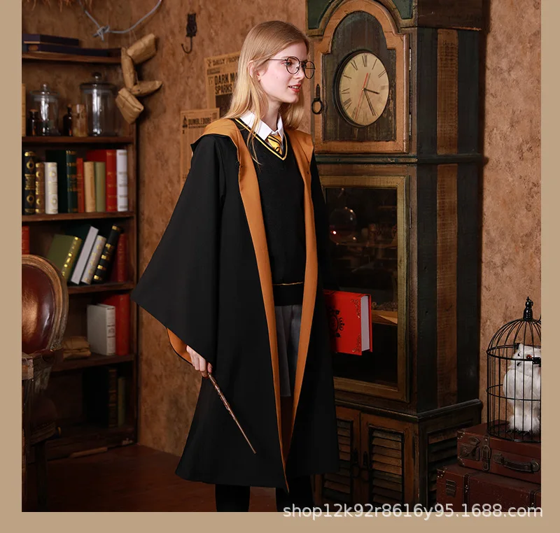 S-XXL 大人ハリーズコスプレ魔法のケープマントローブポッターズハーマイオニーグリフィンドールホリデーハロウィンカレッジコスチュームアクセサリーギフト