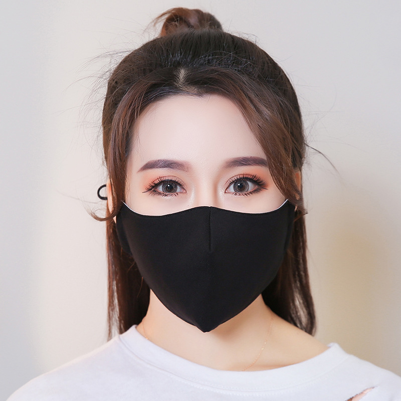 男性と女性のための洗えるユニセックスコットンマスク,防塵マスク,カラーブラック,ラージサイズ,カップル用,送料無料