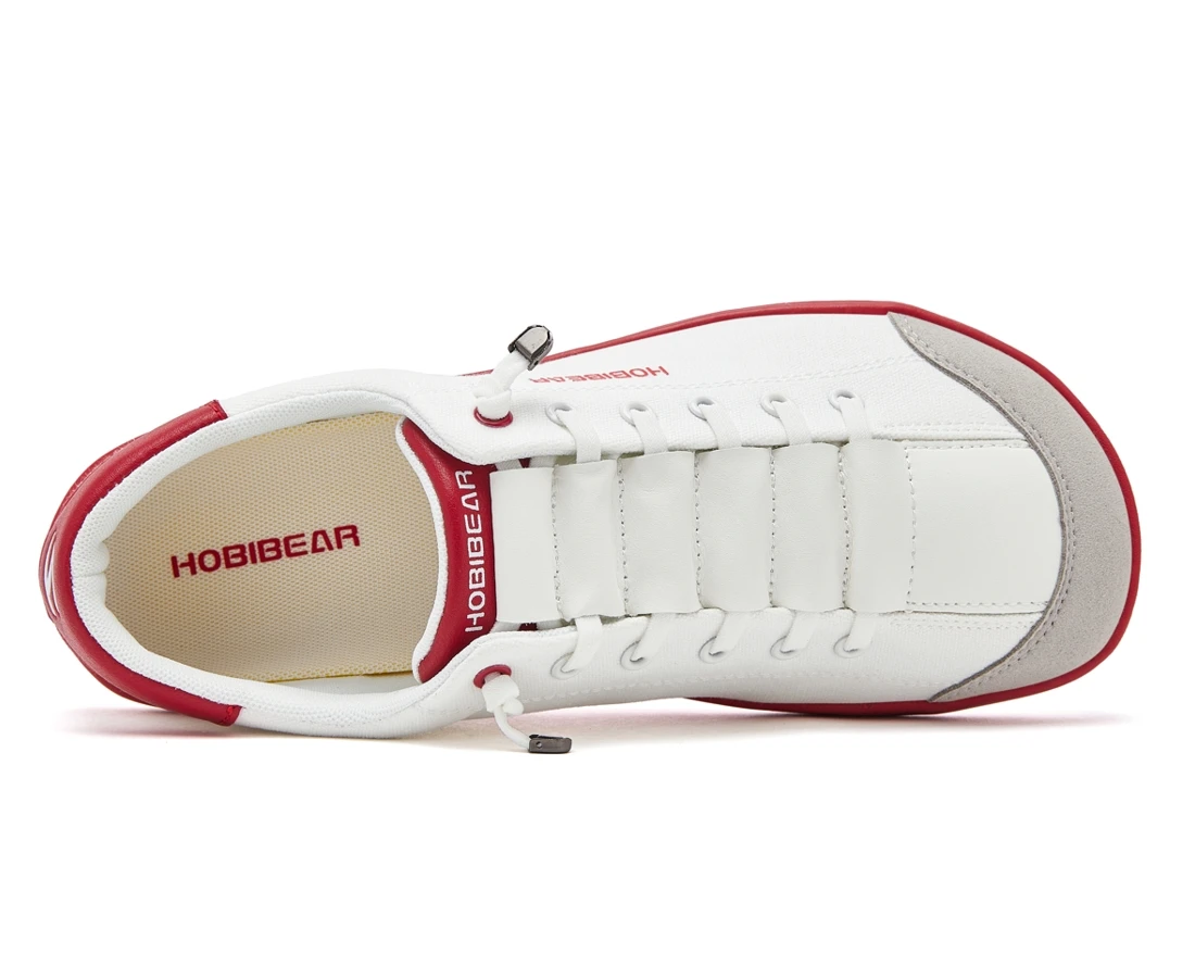 HOBIBEAR Barfußschuhe für Damen und Herren |   Null Tropfen |   Lässige Canvas-Sneaker mit breiter Zehenpartie, minimalistische Wanderschuhe