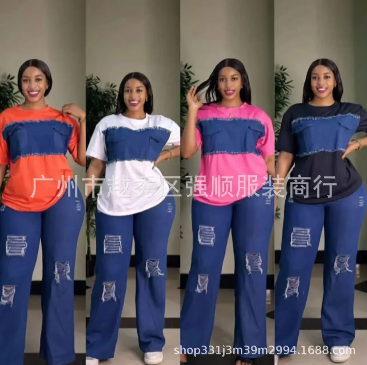 女性用ストライププリントトラックスーツ,カジュアルトップとワイドレッグパンツセット,ラージサイズ,オフィス,新品,2020, 2個