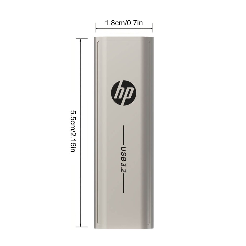 HP Tipo C Dois em Um USB Flash Drive 64GB 128GB 256GB Computador Celular Dual Use USB Flash Drive Rotativo Criativo USB 3.2