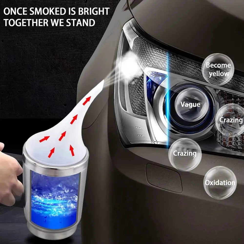 Strumento per la cura dei fari automobilistici Kit di strumenti per lucidare i fari Set di strumenti per tazze di riscaldamento elettrico Strumento di riparazione dei fari dell'auto Tazza di riscaldamento