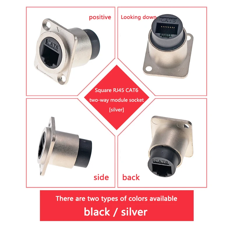 Металлический модуль типа D, 1 шт., RJ45 CAT6, USB 2,0/3,0, тип C и HDMI-разъем, через сетевую панель, электронный разъем