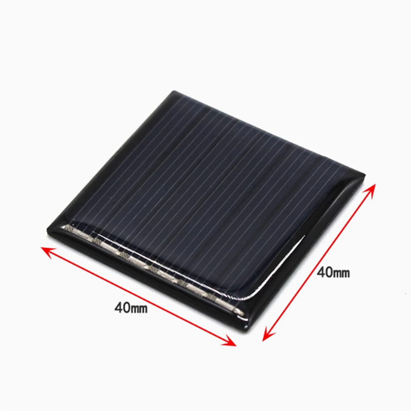 Solar panel drip glue board 40X40 3V 60MA polycrystalline silicon module outdoor charging DC moto