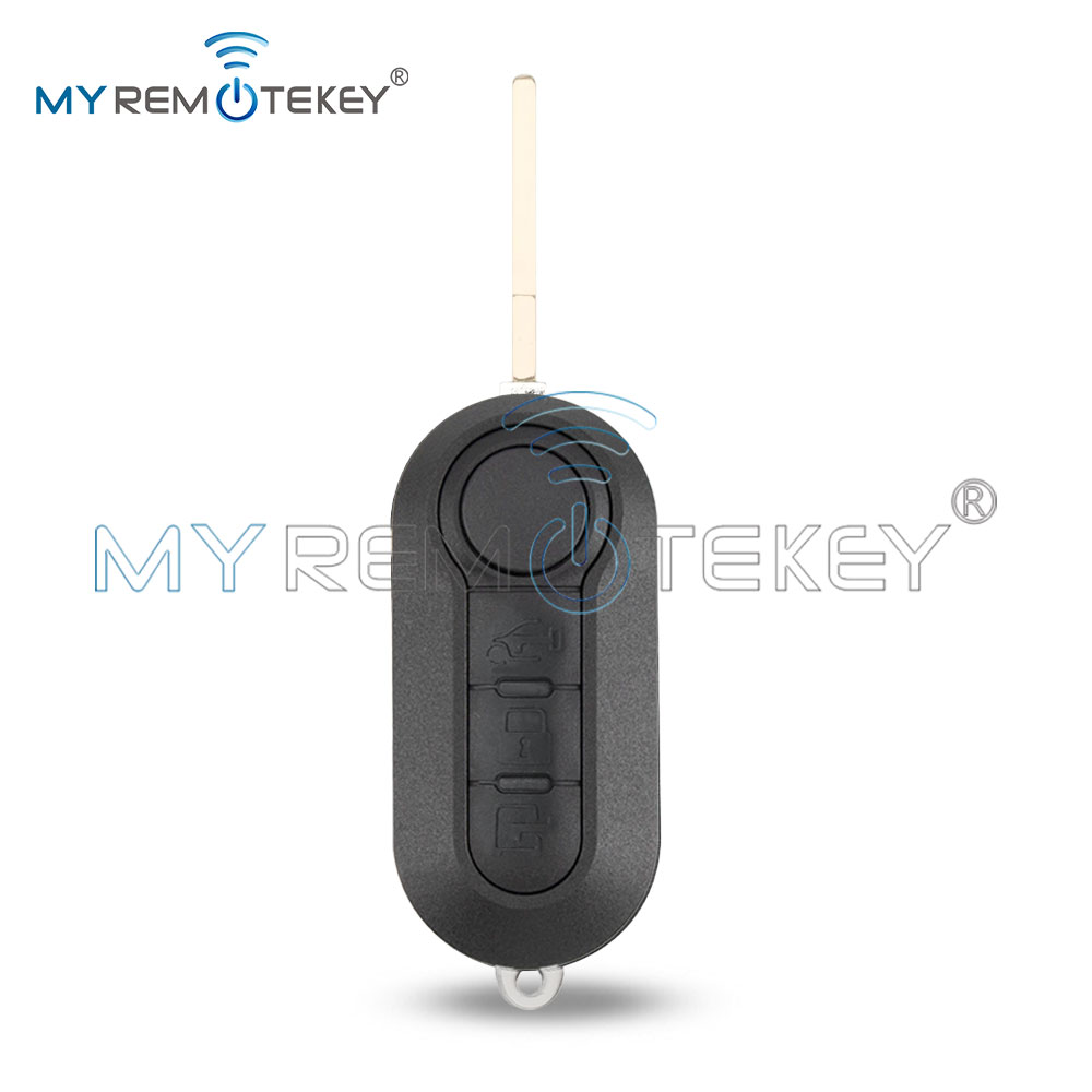 REMTEKEY Afstandsbediening Autosleutel Shell Case 3 Knop SIP22 Blade Voor Fiat 500 Punto Ducato Panda Bravo Citroen Jumper Peugeot Boxer
