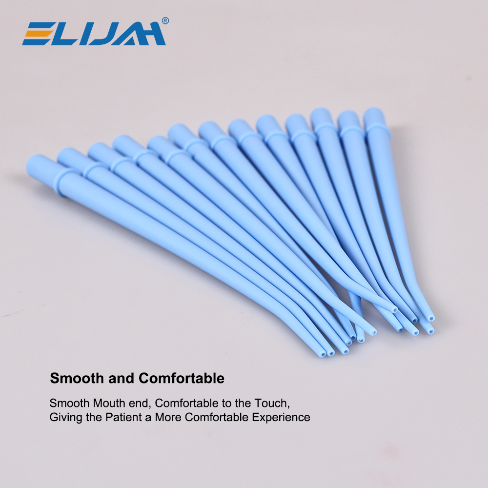 ELIJAH 25 Teile/beutel Einweg Dental Chirurgische Werkzeuge Aspirator Ellenbogen Saug Speichel Auswerfer Spitze Rohr Dental Werkzeuge